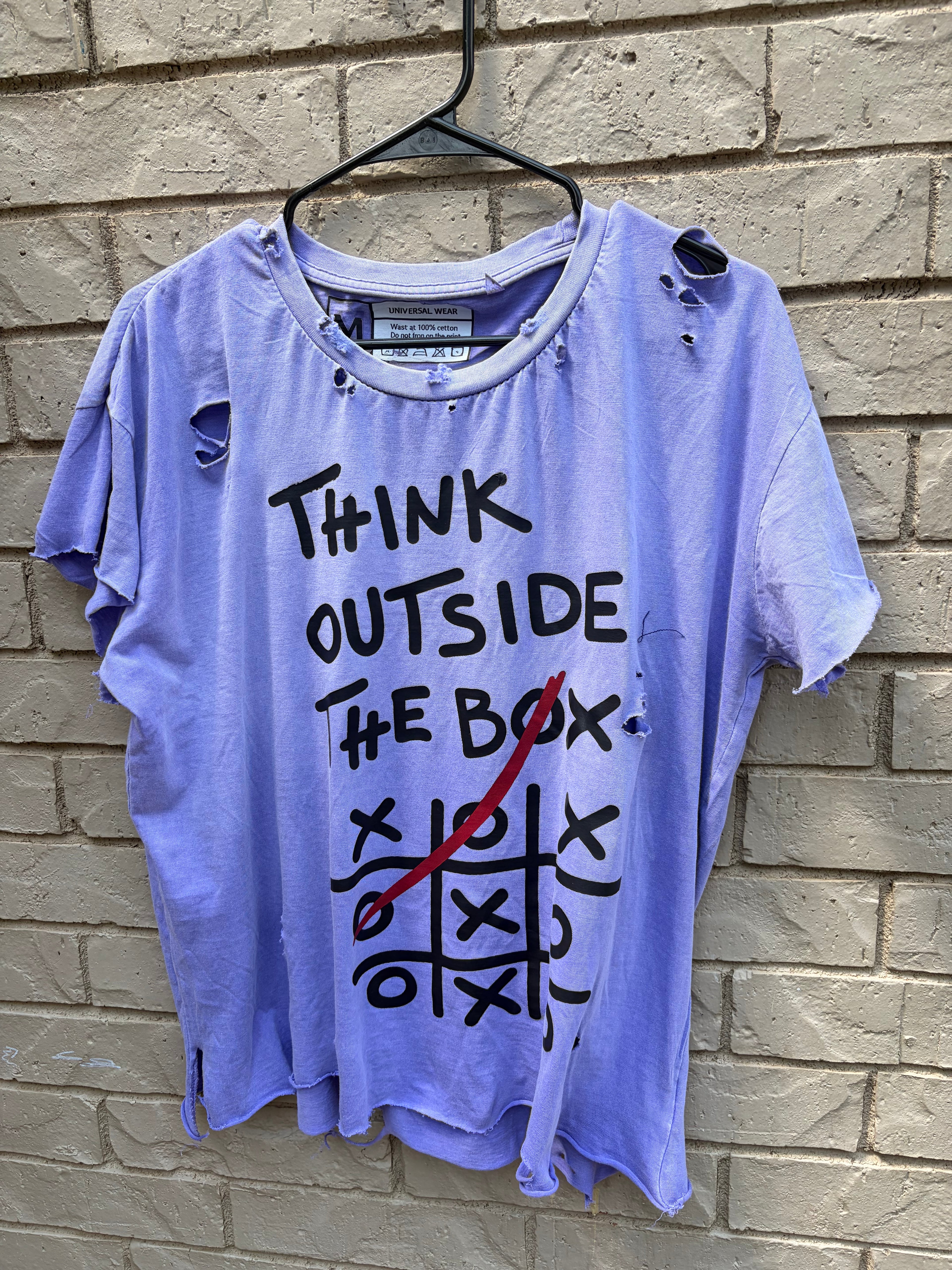 BORNAGAIN – Outside the Box Slub Tee (size M)