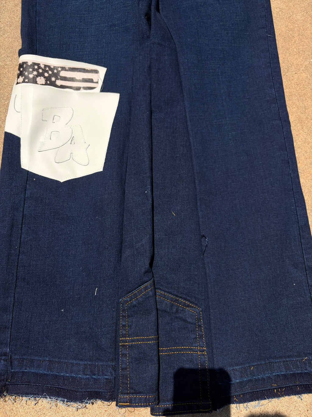 BORNAGAIN “Archive Cargo” Double Waist Denim (Size 30)