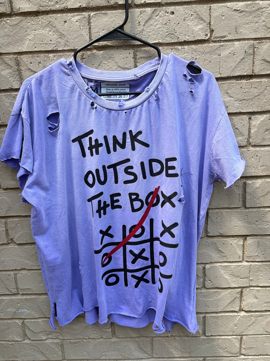 BORNAGAIN – Outside the Box Slub Tee (size M)