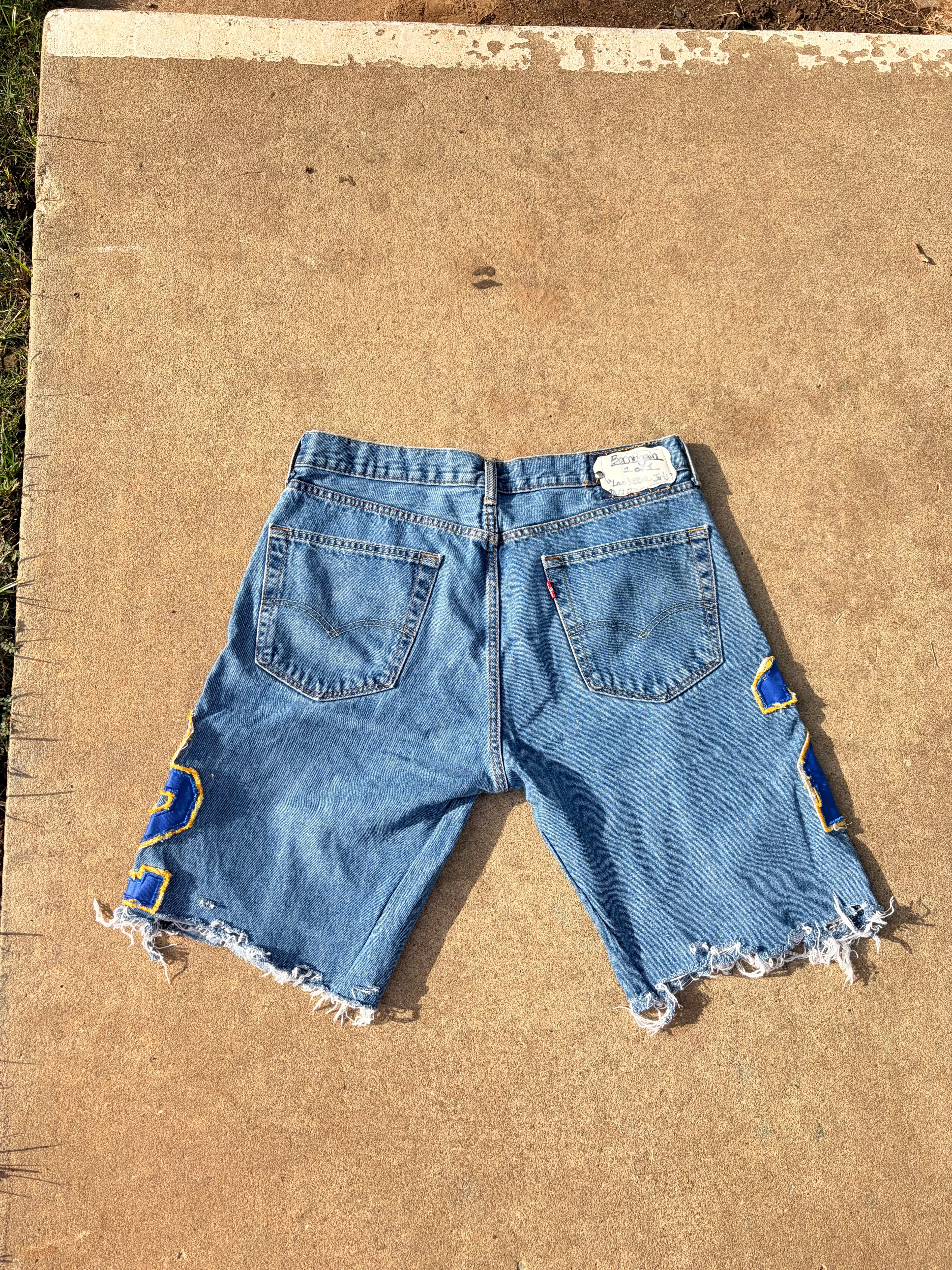 1of1 LOVE&BBALL insp JORTS (size 38)