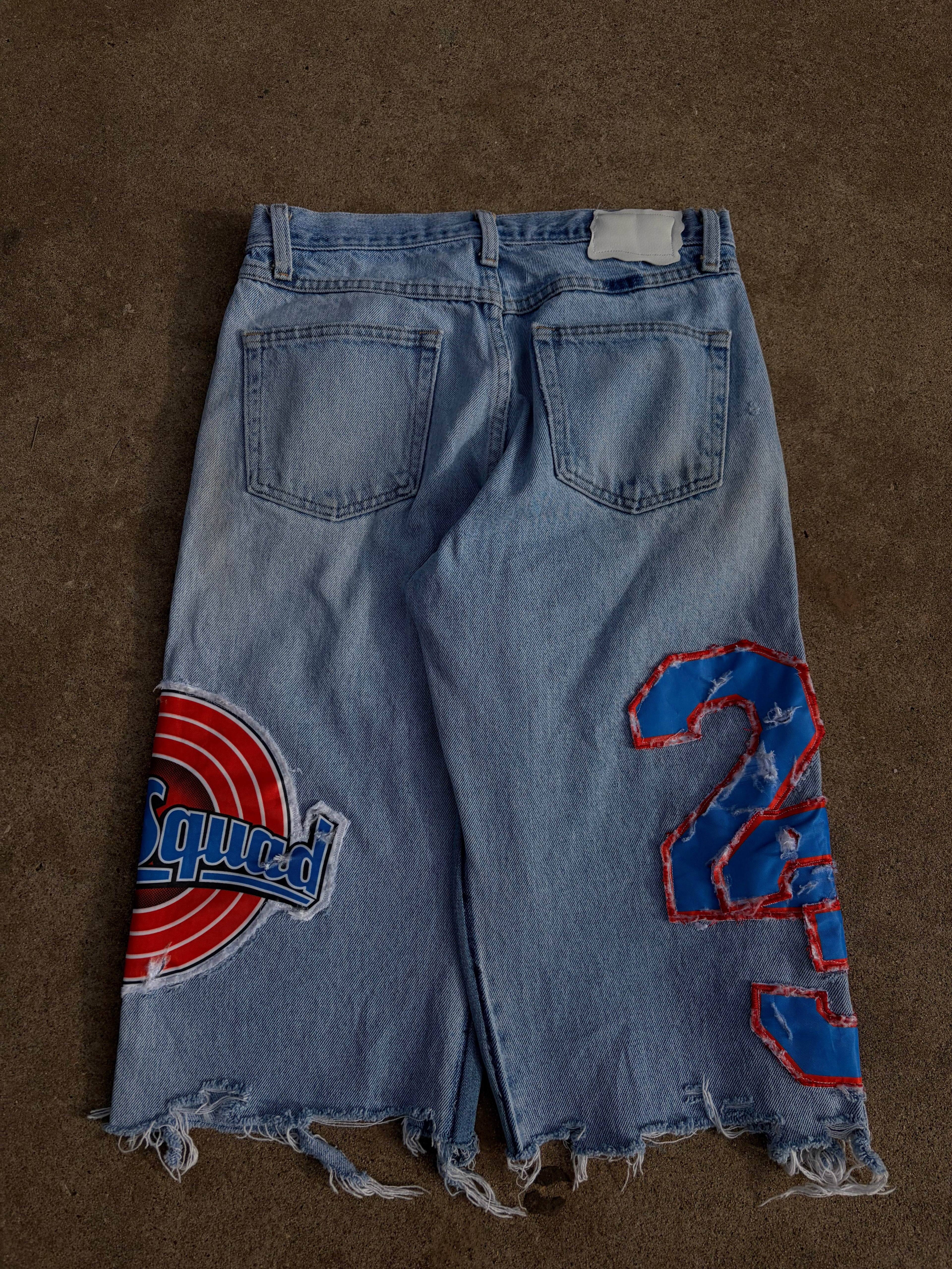 1of1 Space Jam inspired Long jorts (size 30)