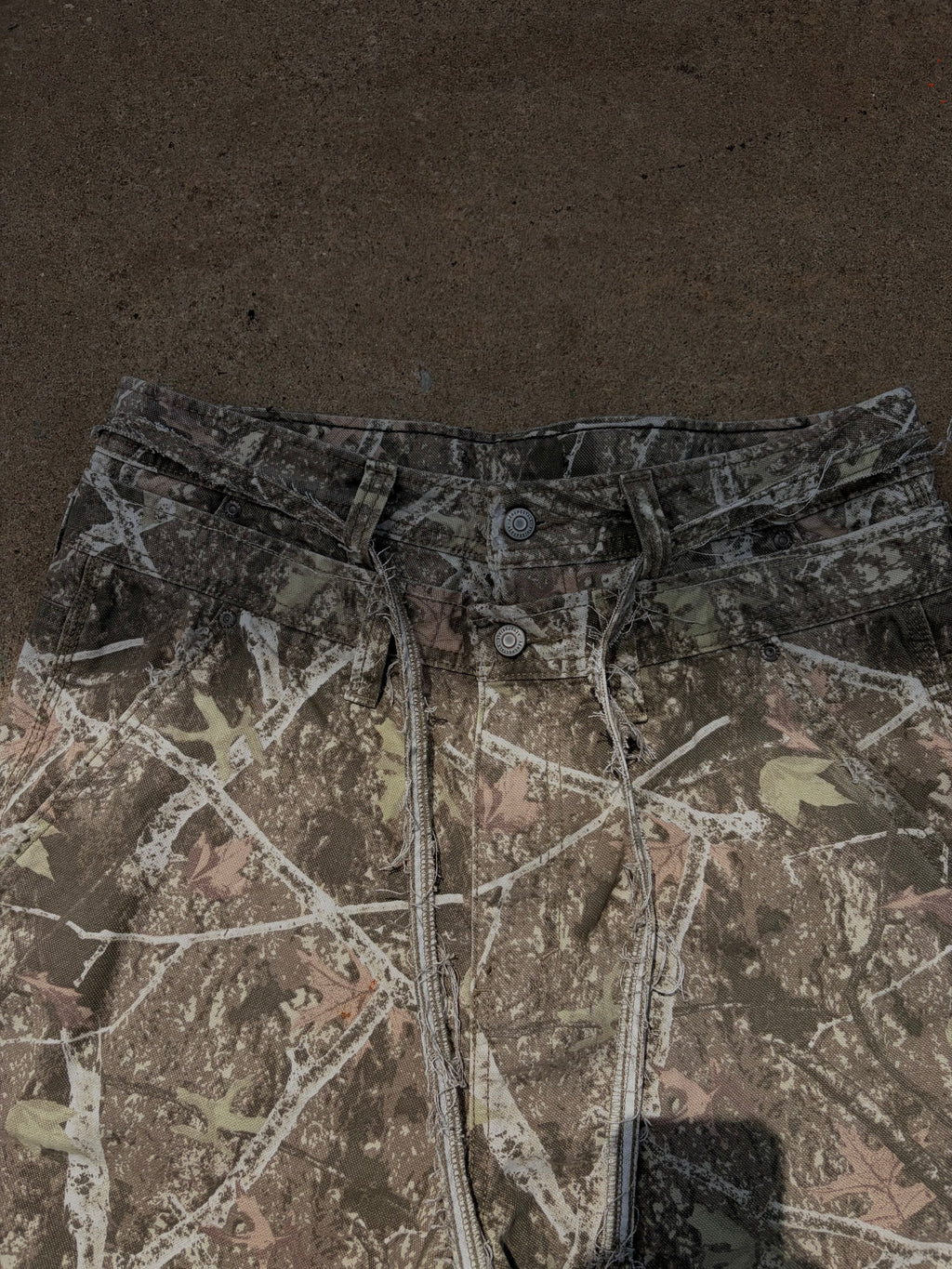 BORNAGAIN “Woodland Relic” 1of1 Double Waist Denim (size 34)