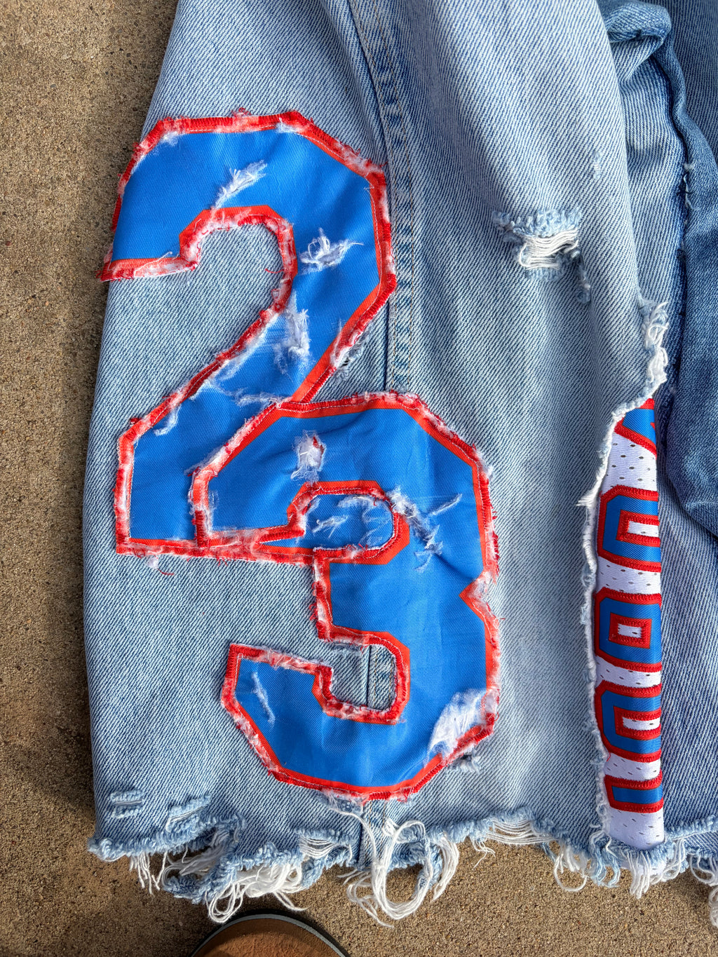 1of1 Space Jam inspired Long jorts (size 30)