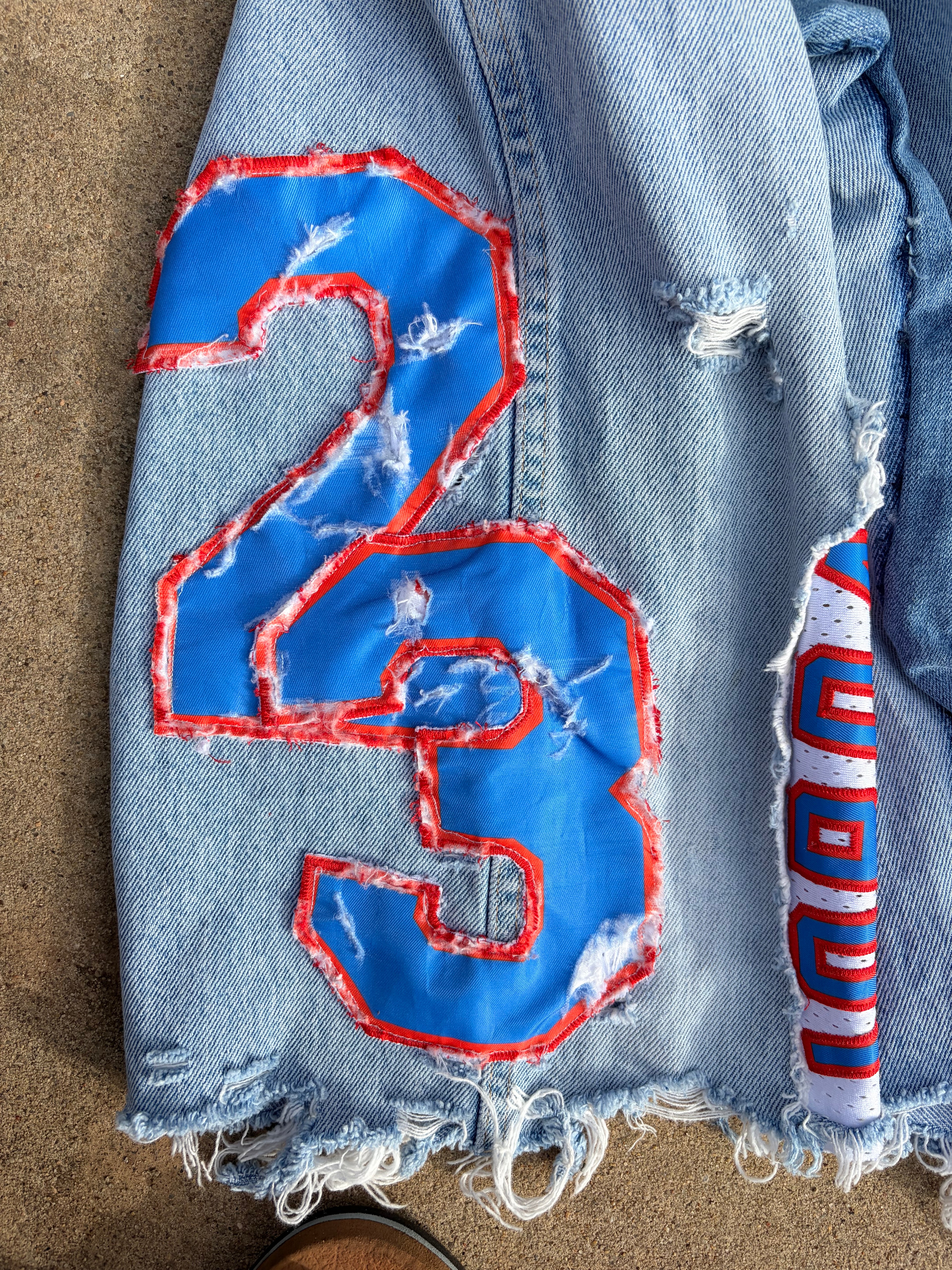 1of1 Space Jam inspired Long jorts (size 30)