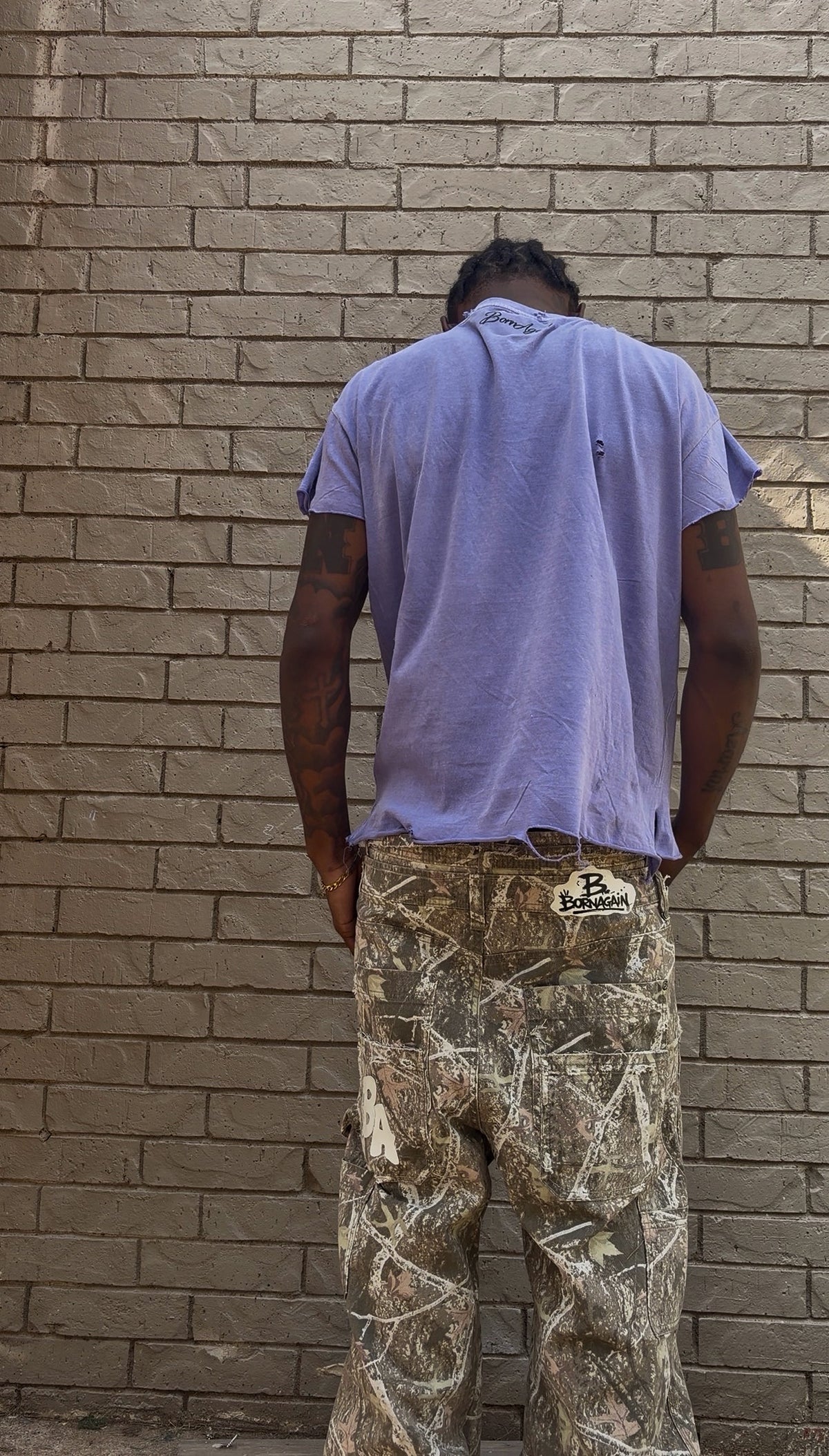 BORNAGAIN “Woodland Relic” 1of1 Double Waist Denim (size 34)