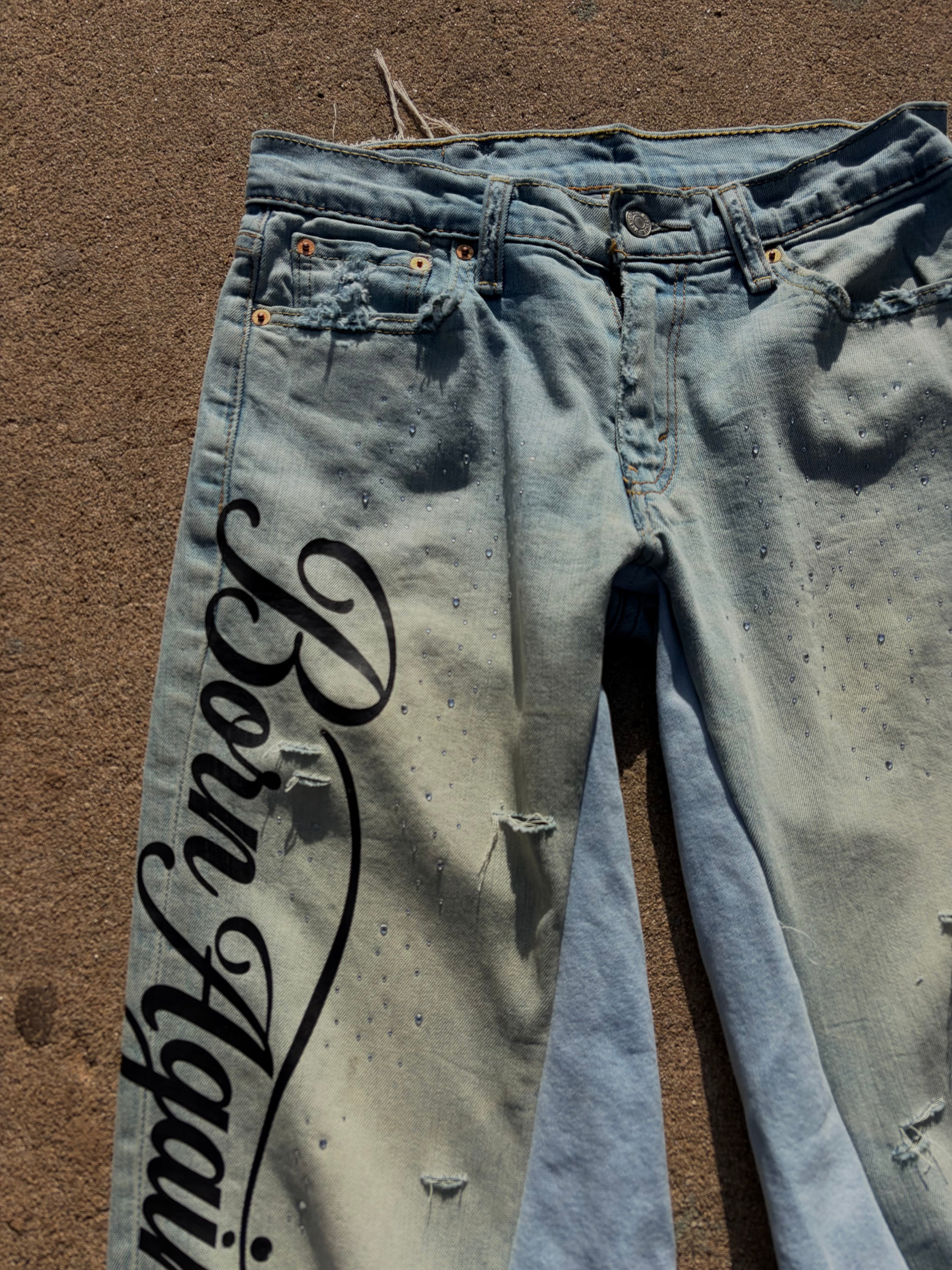 1of1 (HANDMADE) JORTS SIZE 30 UNISEX