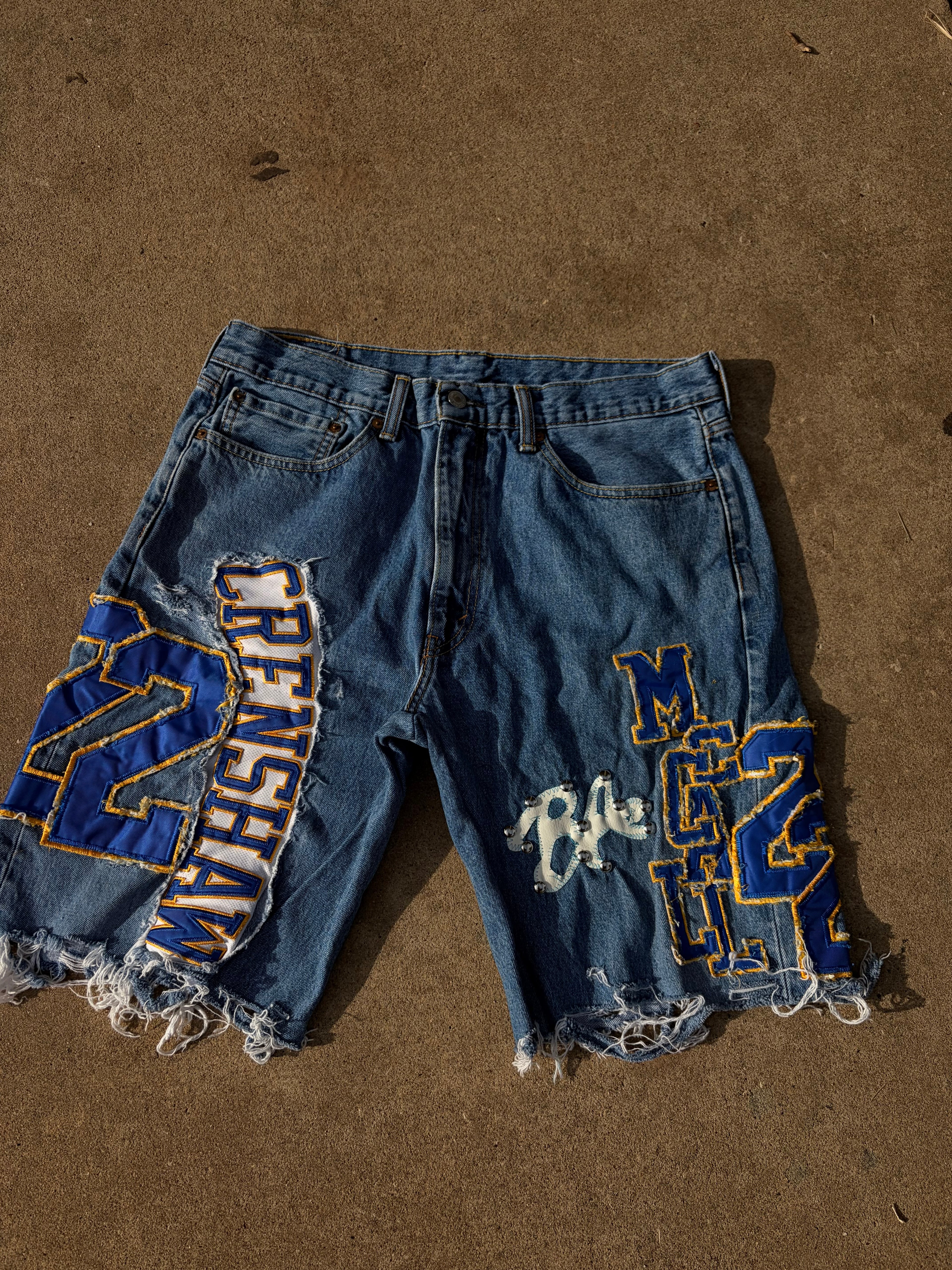 1of1 LOVE&BBALL insp JORTS (size 38)