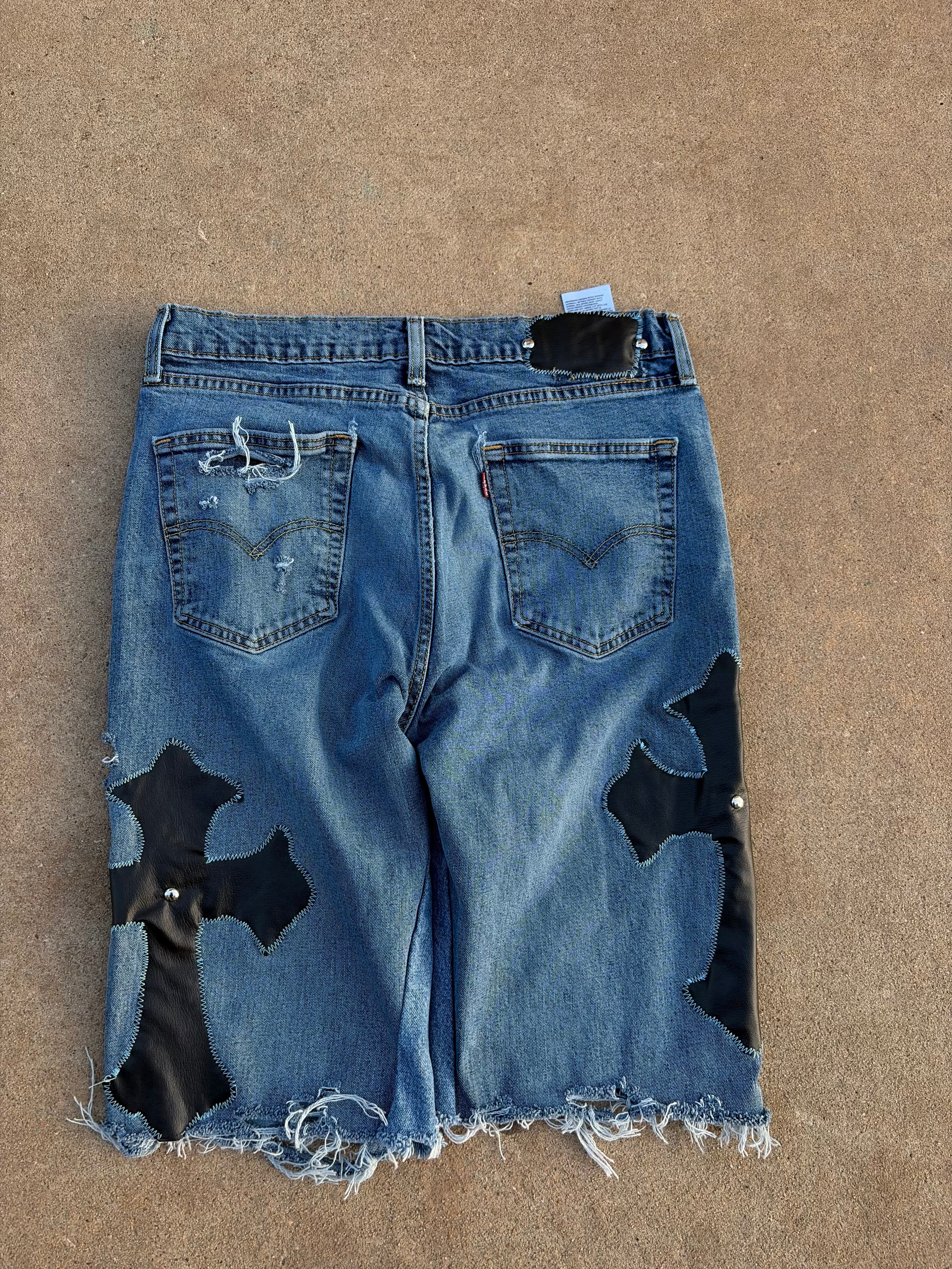 1of1 BORNAGAIN CROSSED UP JORTS (size 34)