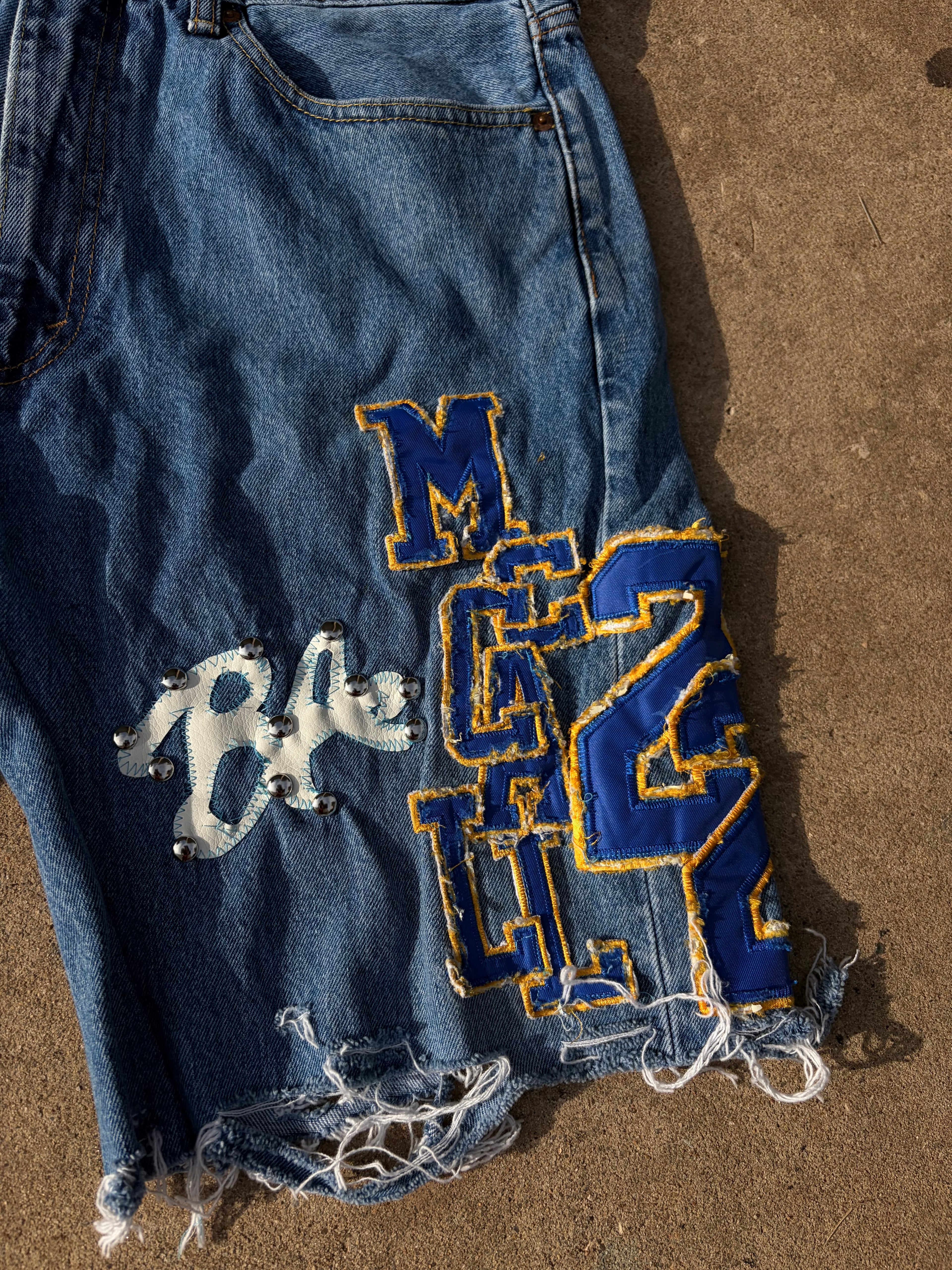 1of1 LOVE&BBALL insp JORTS (size 38)
