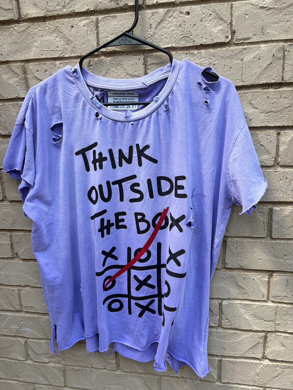 BORNAGAIN – Outside the Box Slub Tee (size M)
