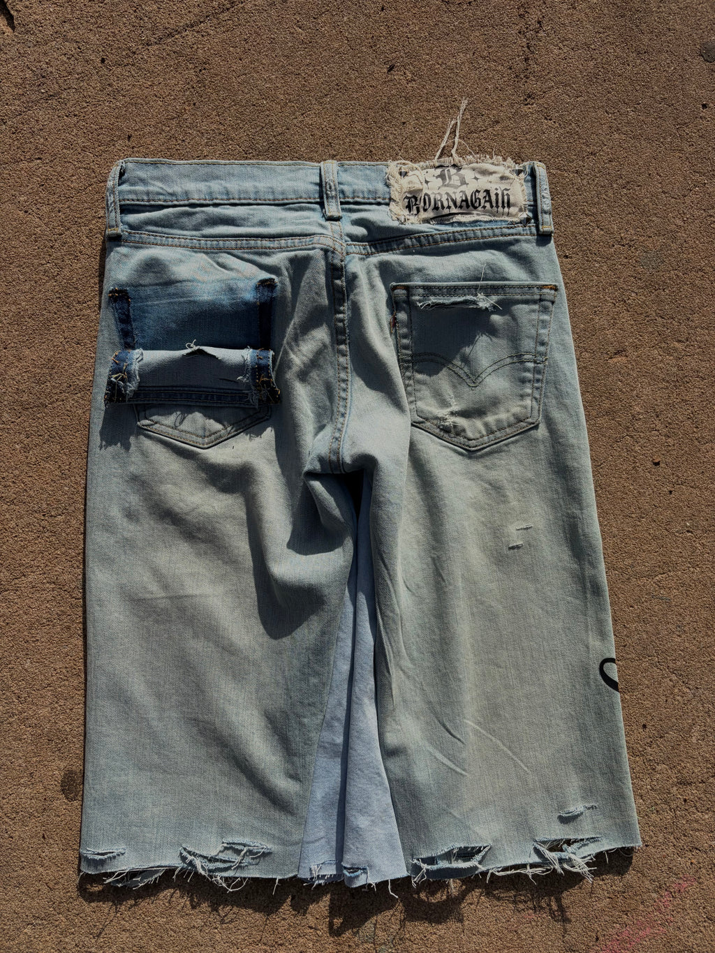 1of1 (HANDMADE) JORTS SIZE 30 UNISEX