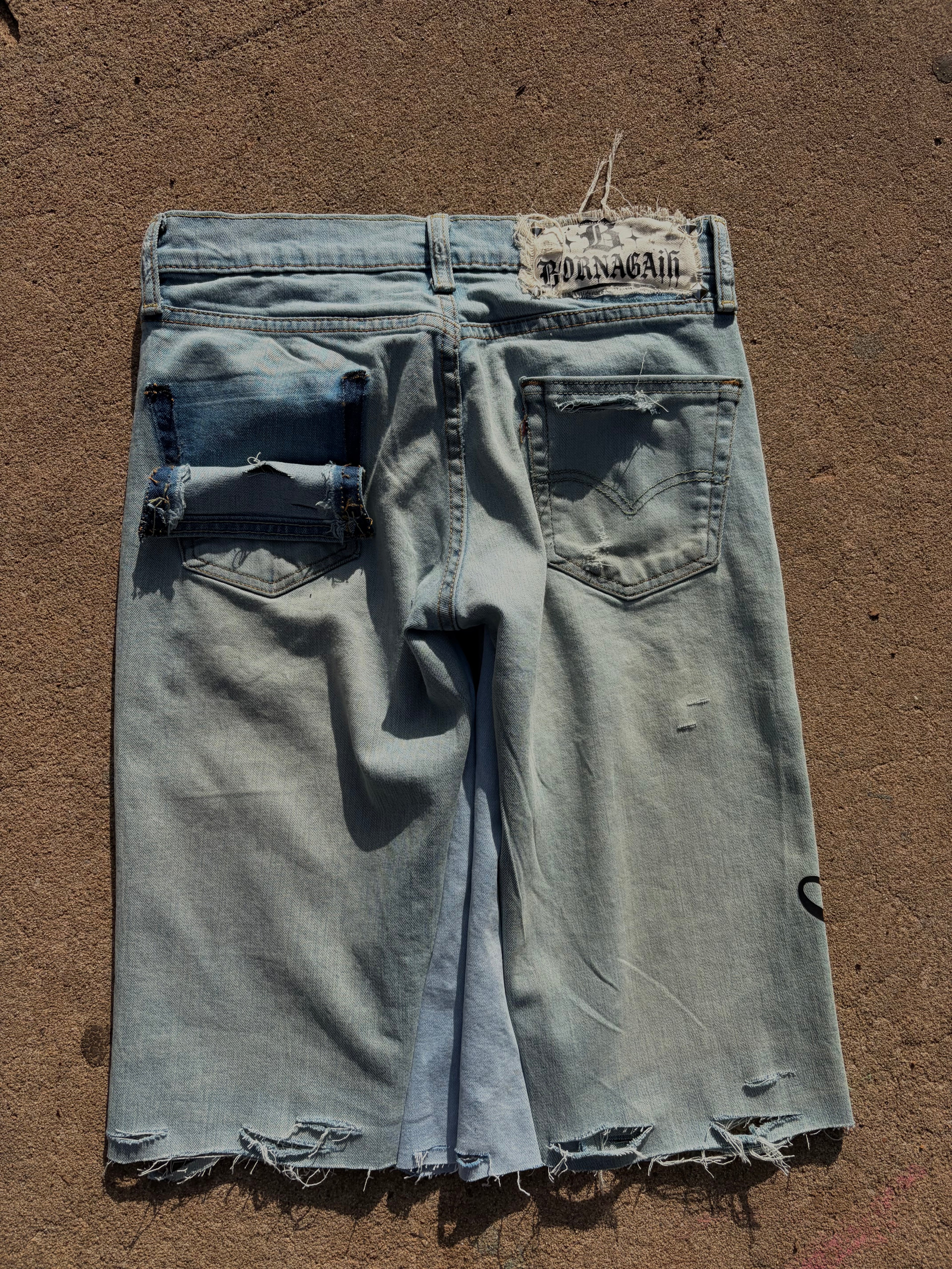 1of1 (HANDMADE) JORTS SIZE 30 UNISEX