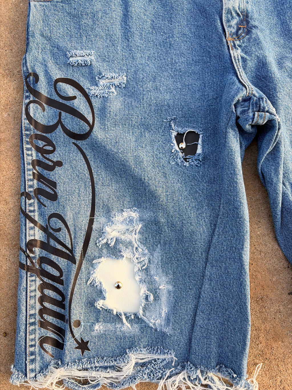 1of1 CROSSED UP JORTS (size 38)