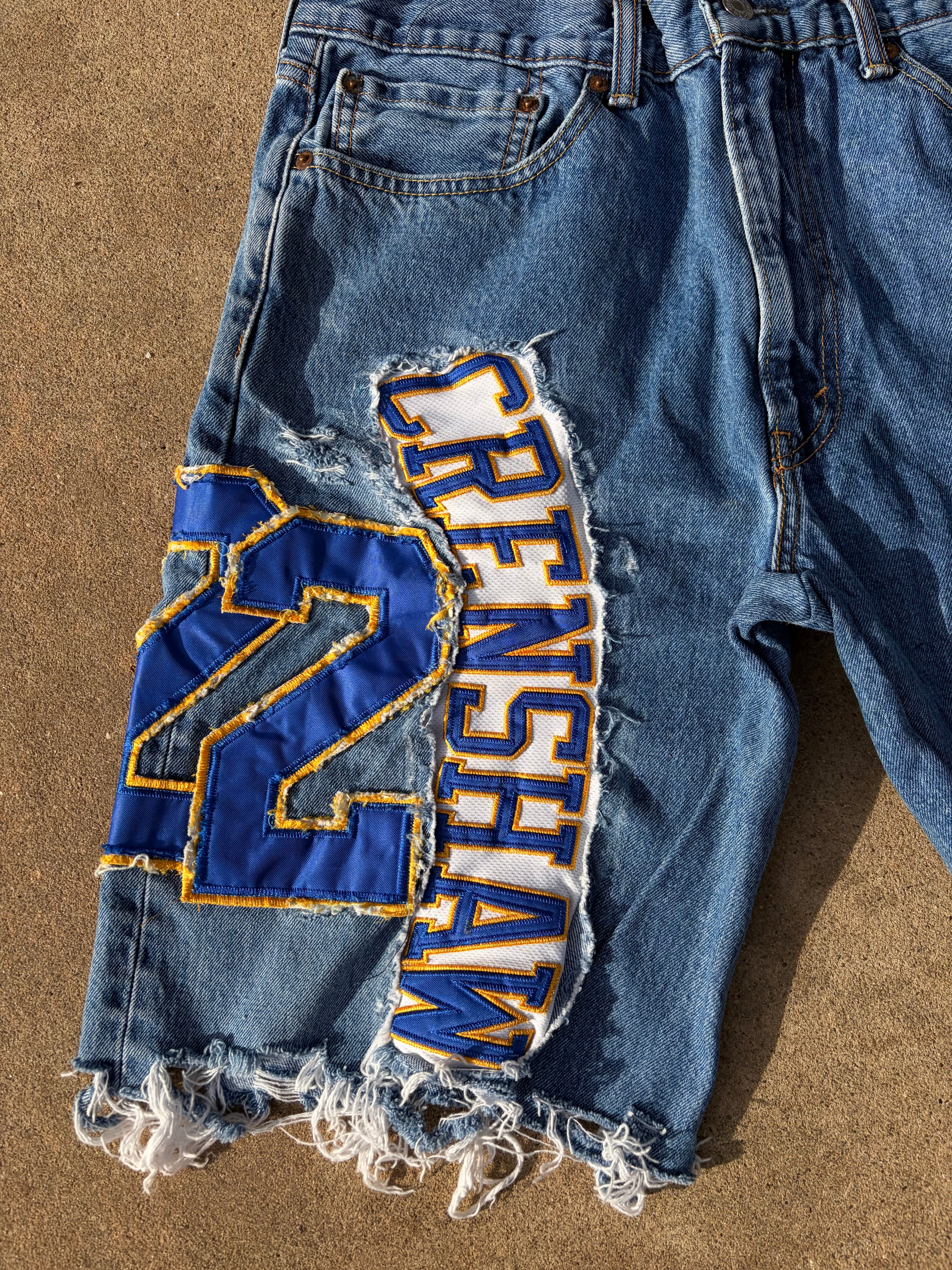 1of1 LOVE&BBALL insp JORTS (size 38)