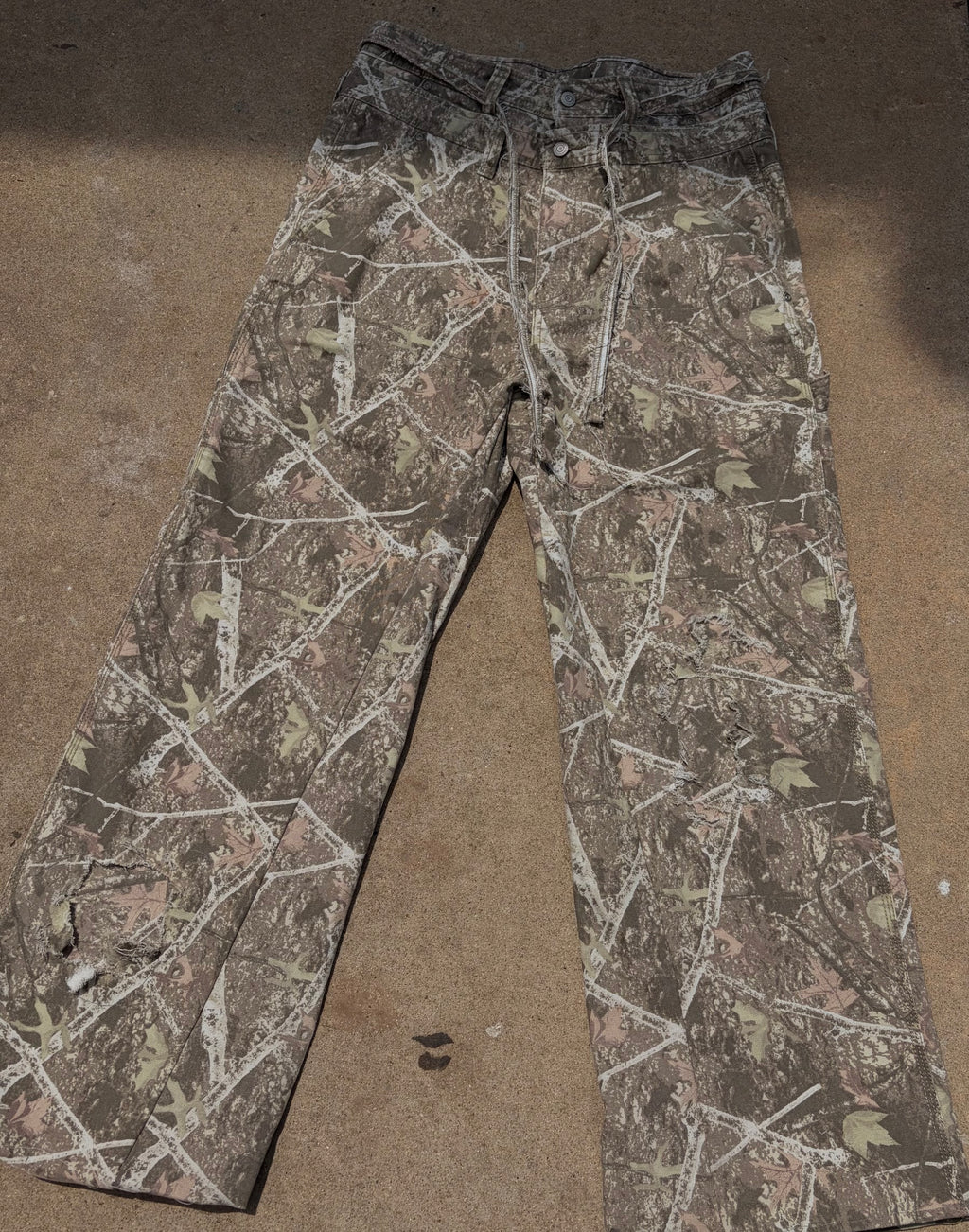 BORNAGAIN “Woodland Relic” 1of1 Double Waist Denim (size 34)