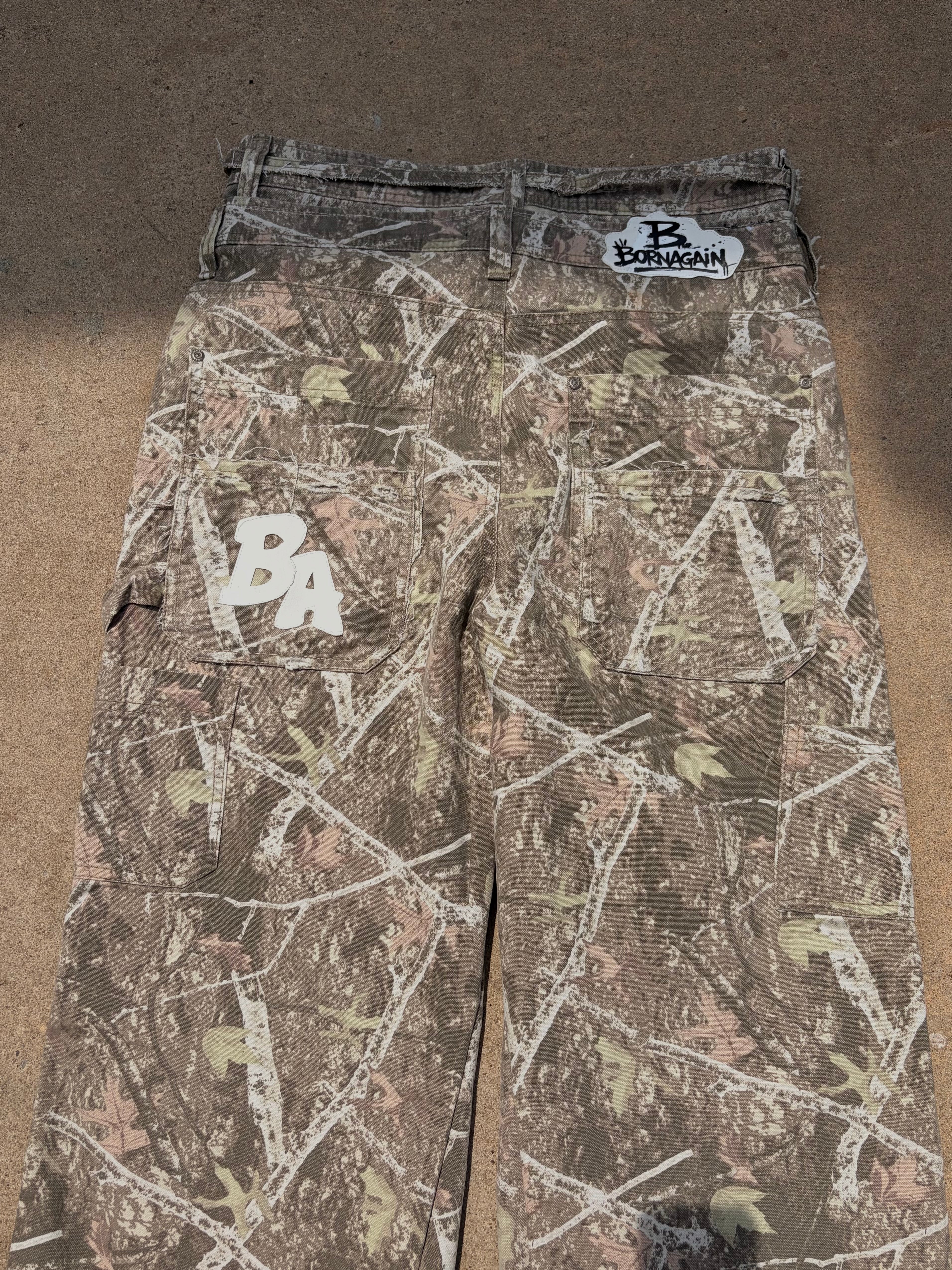BORNAGAIN “Woodland Relic” 1of1 Double Waist Denim (size 34)
