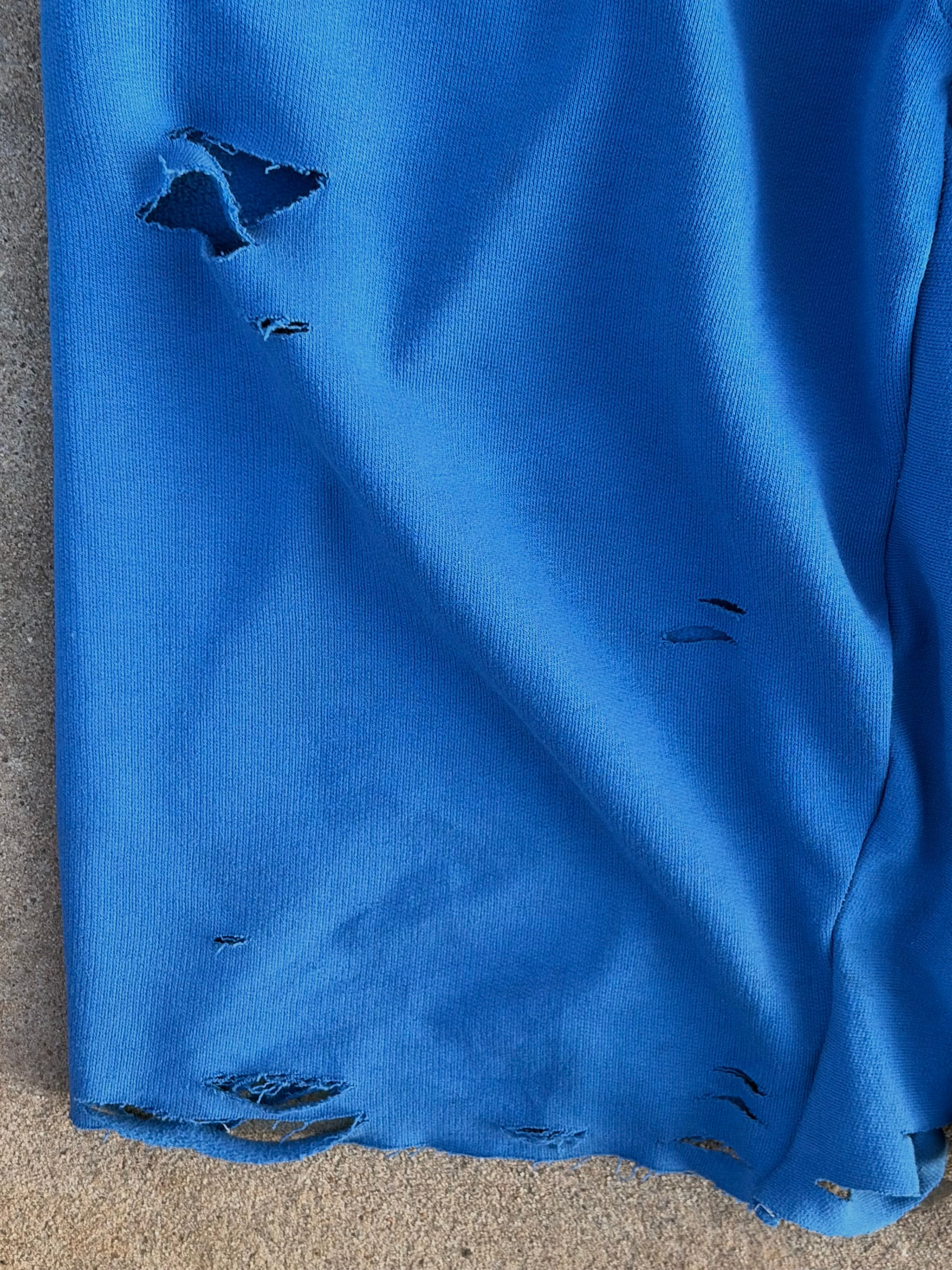 1of1 HANDMADE BORNAGAIN BLUE CAPRIS (size S)