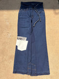 BORNAGAIN “Archive Cargo” Double Waist Denim (Size 30)