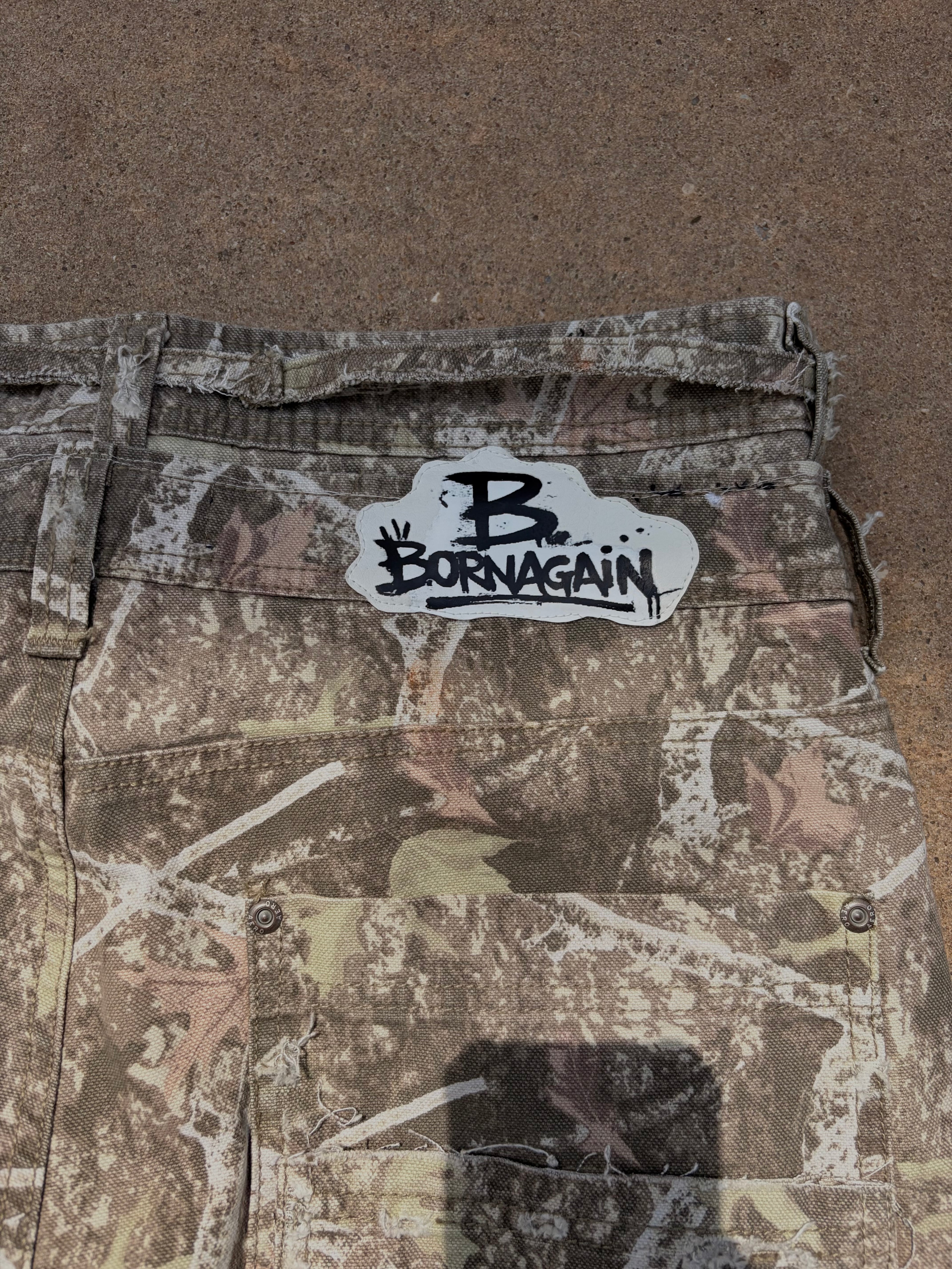 BORNAGAIN “Woodland Relic” 1of1 Double Waist Denim (size 34)