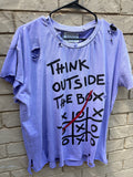 BORNAGAIN – Outside the Box Slub Tee (size M)