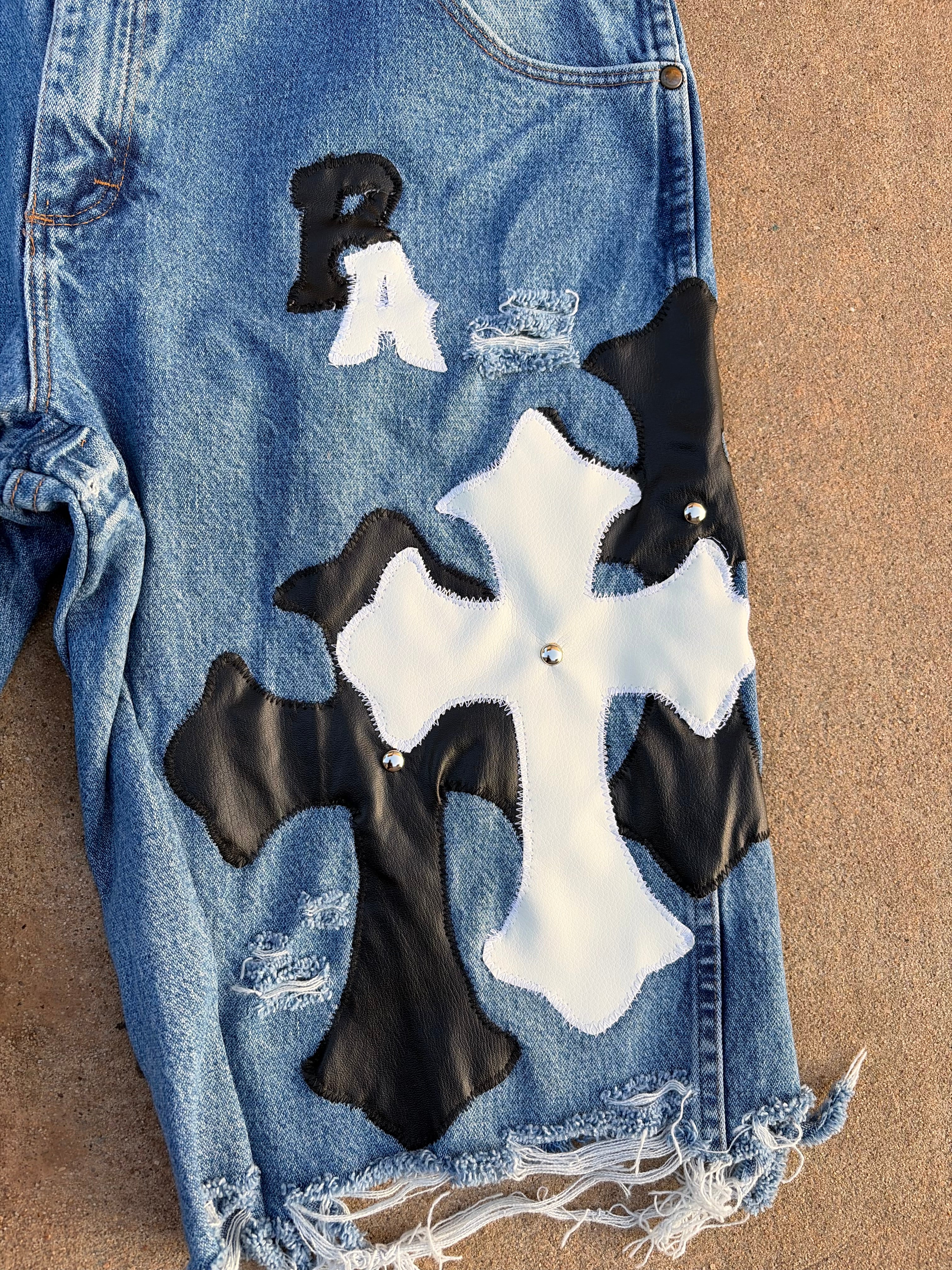 1of1 CROSSED UP JORTS (size 38)